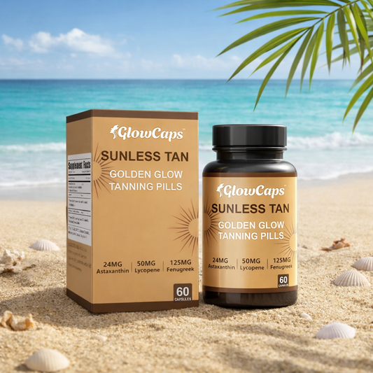 GlowCaps™ | Gives you a full body tan – without sun or self-tanning creams