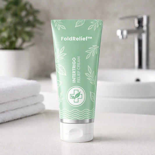 FoldRelief™ Intertrigo Soothing Cream – Skin Fold Care and Moisture Control Cream