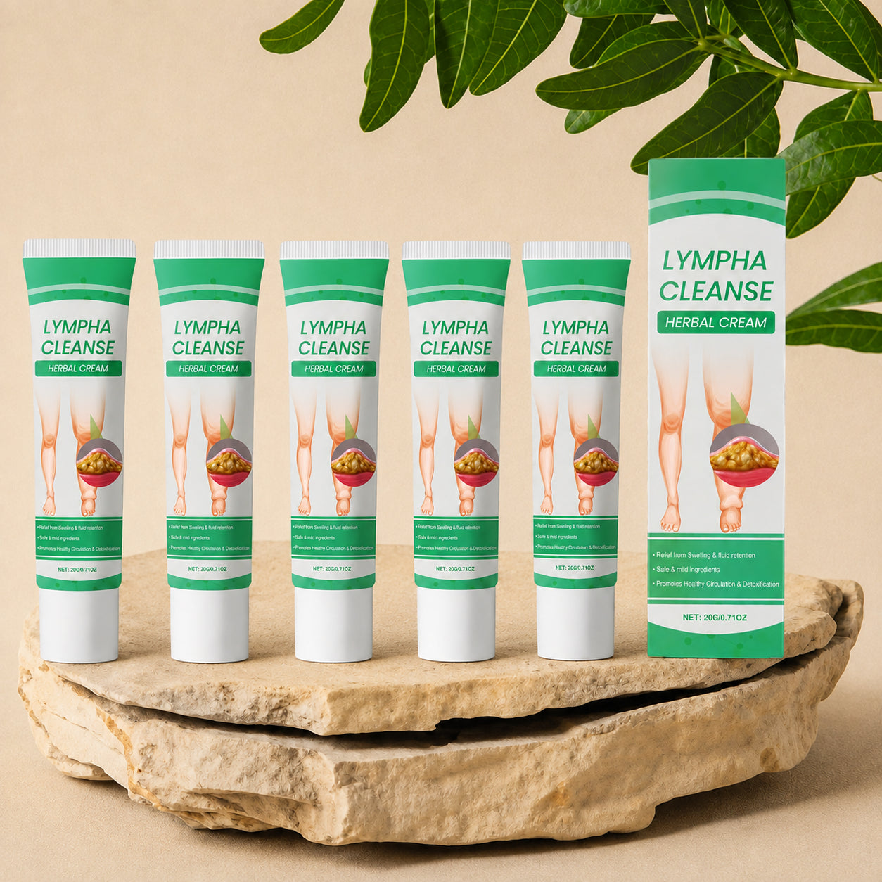 LymphaCleanse™ – Oedema & Leg Swelling Support Cream
