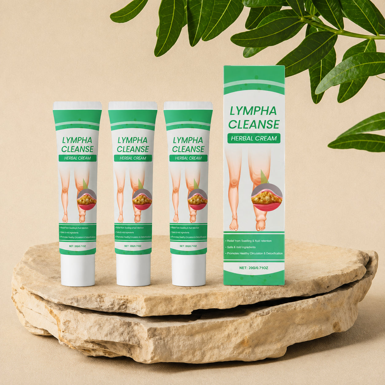 LymphaCleanse™ – Oedema & Leg Swelling Support Cream