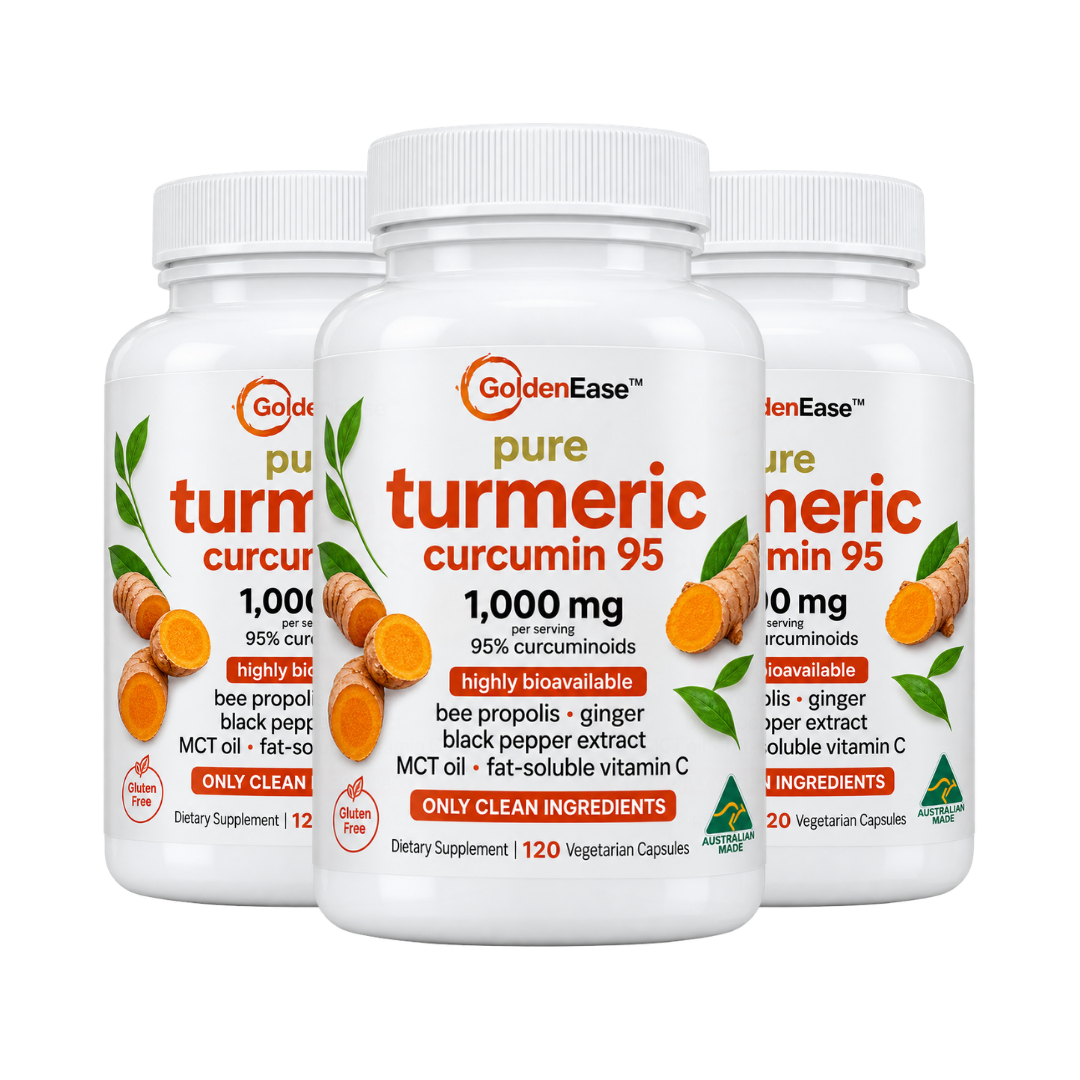 GoldenEase™ – Organic Turmeric & Black Pepper Capsules