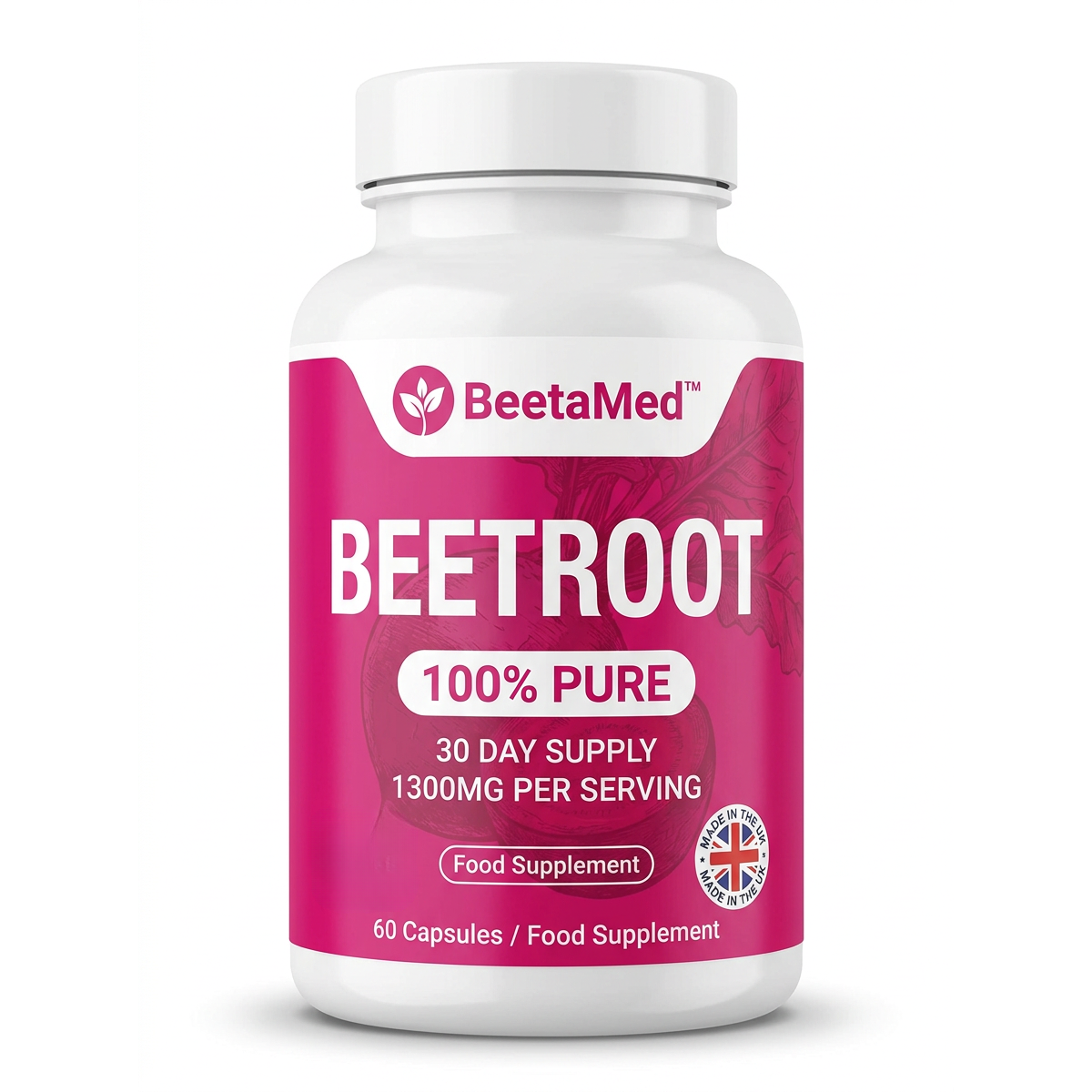 BeetaMed™ Beetroot Capsules – Daily Circulation, Energy & Joint Support Supplement