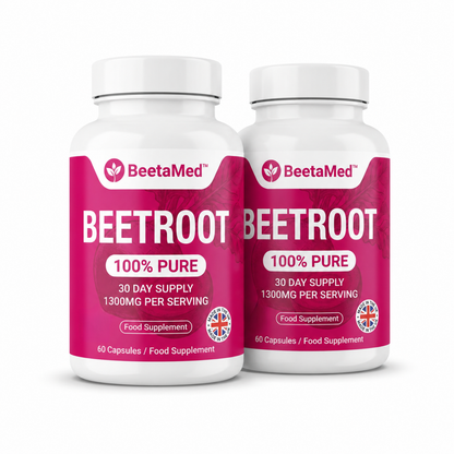 BeetaMed™ Beetroot Capsules – Daily Circulation, Energy & Joint Support Supplement
