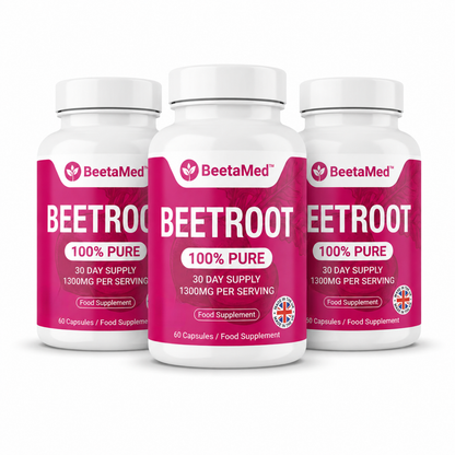 BeetaMed™ Beetroot Capsules – Daily Circulation, Energy & Joint Support Supplement