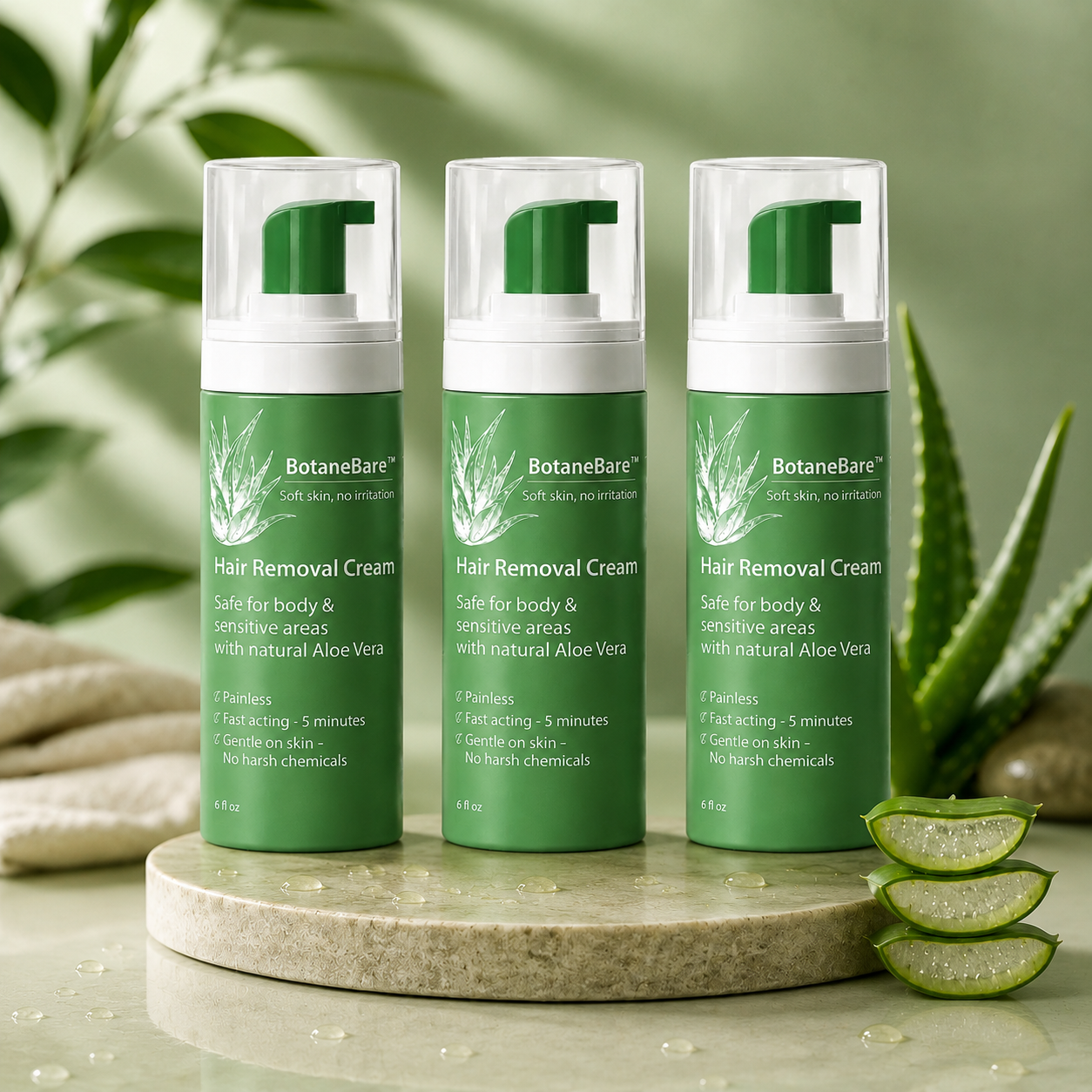 BotaneBare™ Hair Removal Cream