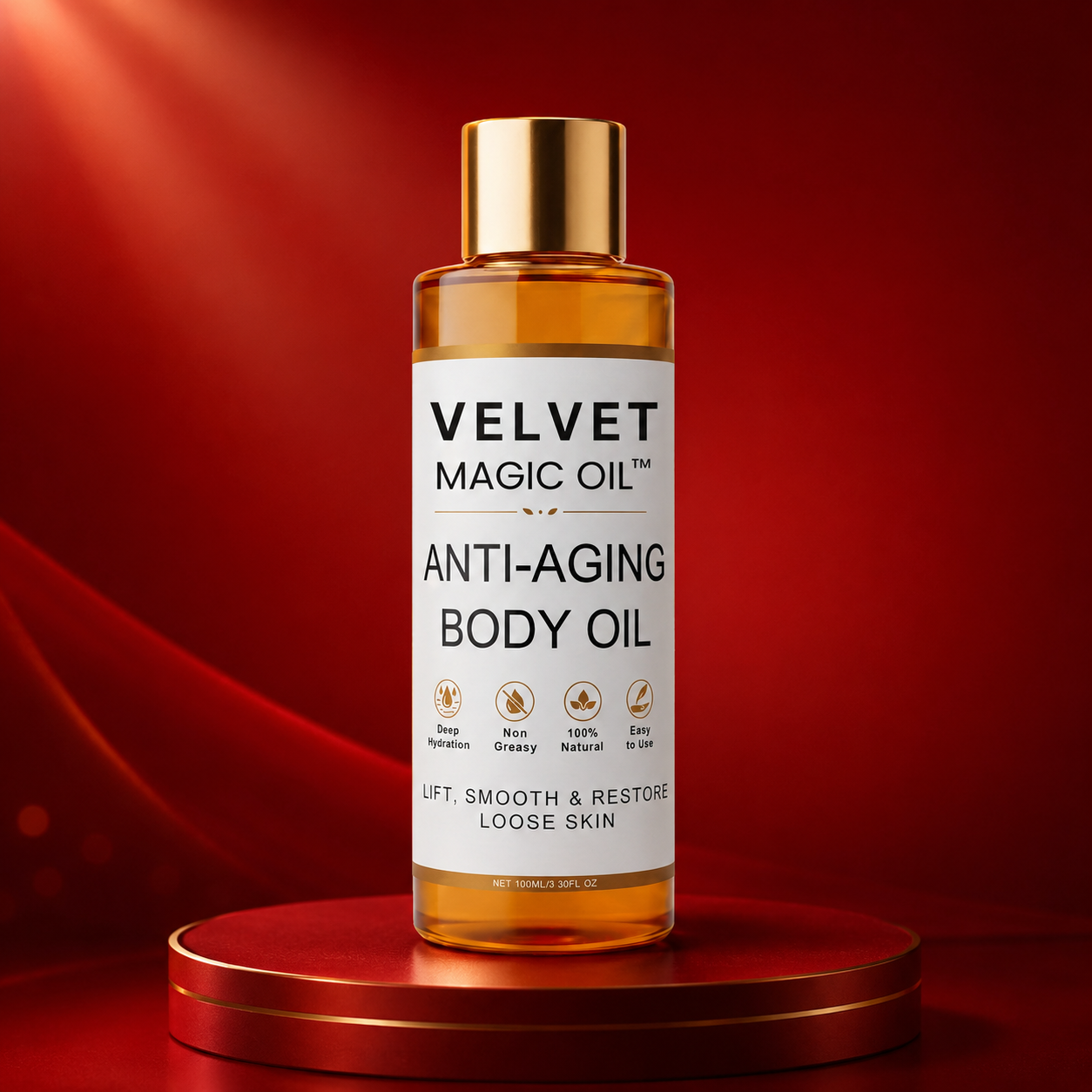 Velvet Magic Oil™ | Tightens and lifts sagging skin by up to 98% within 24 hours