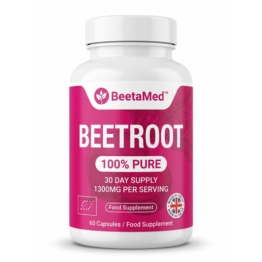 BeetaMed™ Beetroot Capsules – Daily Circulation, Energy & Joint Support Supplement