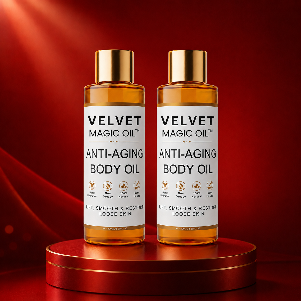Velvet Magic Oil™ | Tightens and lifts sagging skin by up to 98% within 24 hours